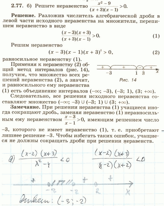 Изображение Упр.2.77 ГДЗ Никольский 10 класс